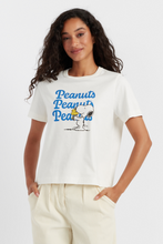 Load image into Gallery viewer, Cream Cotton Snoopy &amp; Woodstock T-Shirt