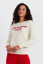 Load image into Gallery viewer, Cream Wool-Cashmere Christmas Club Sweater