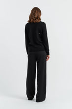 Load image into Gallery viewer, Black Wool-Cashmere Christmas Club Sweater