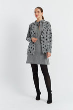 Load image into Gallery viewer, Silver Lurex Pussy-Bow Dress