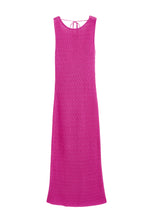 Load image into Gallery viewer, Berry-Pink Linen-Cotton Ibiza Dress