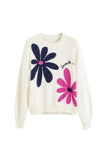 Load image into Gallery viewer, Cream Wool-Cashmere Love Is... Sweater