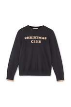 Load image into Gallery viewer, Black Wool-Cashmere Christmas Club Sweater